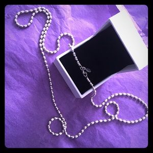 Pandora silver chain necklace